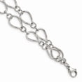 thumbnail image 1 of FB Jewels Stainless Steel Polished Double Strand Bracelet, 1 of 4