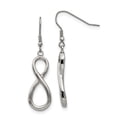 thumbnail image 1 of FB Jewels Stainless Steel Polished Infinity Symbol Shepherd Hook Earrings, 1 of 4
