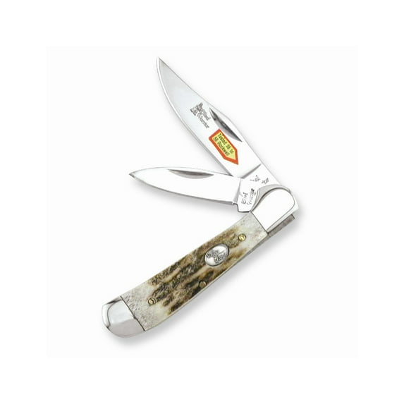 FB Jewels Steel Warrior Copperhead Deer Stag Handle Knife
