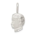 thumbnail image 1 of FB Jewels Sterling Silver Boy Head Charm, 1 of 4