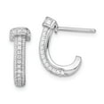 thumbnail image 1 of FB Jewels Sterling Silver & CZ Brilliant Embers Earrings, 1 of 2