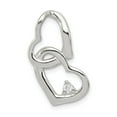 thumbnail image 1 of FB Jewels Sterling Silver CZ Hearts Pendant, 1 of 4