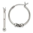 thumbnail image 1 of FB Jewels Sterling Silver Hoop Earrings, 1 of 2