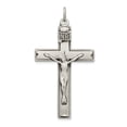thumbnail image 1 of FB Jewels Sterling Silver INRI Crucifix Cross w/ Prayer Pendant, 1 of 4