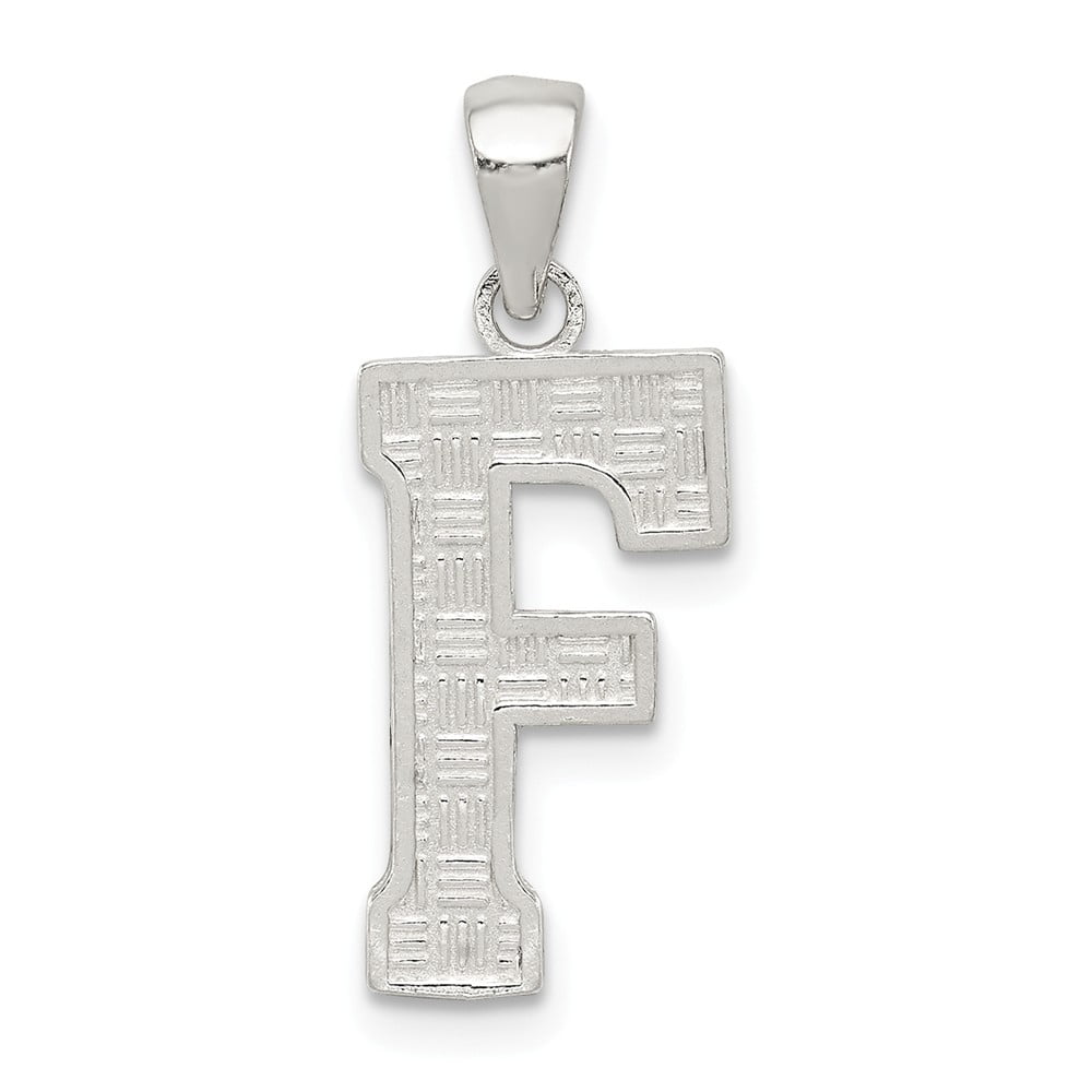 FB Jewels Sterling Silver Initial F Charm