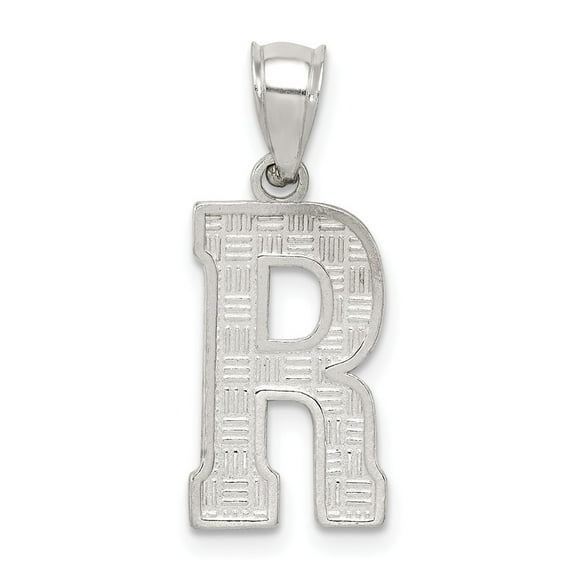 FB Jewels Sterling Silver Initial R Charm