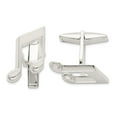 thumbnail image 1 of FB Jewels Sterling Silver Music Note Cuff Links, 1 of 2