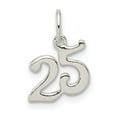 thumbnail image 1 of FB Jewels Sterling Silver Polished 25 Charm, 1 of 4