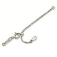 thumbnail image 1 of FB Jewels Sterling Silver Polished Springring with Adjustable Extender, 1 of 1