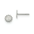 thumbnail image 1 of FB Jewels Sterling Silver Sun Post Earrings, 1 of 3