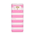 thumbnail image 1 of Float Life by FUNBOY Pink & White Striped Palm Pool Float Lounger, Oversized Design, Adults or kids Ages 8+, 1 of 9