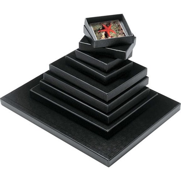 Print File FB1114, 11x14" Film and Print Archival Storage Box, Dimensions: 11-3/8x14-3/8x1-1/8" Deep, Black