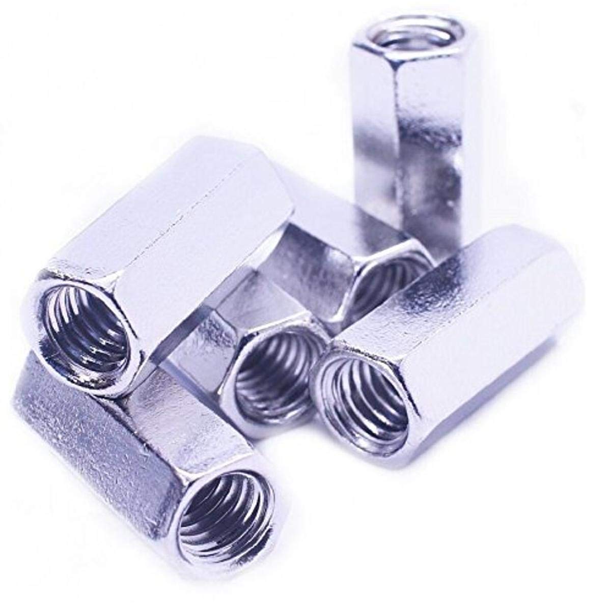 FB3CP1420P3 Coupling NUT, 1/4"20, 316 Stainless Steel, NL19 Finish