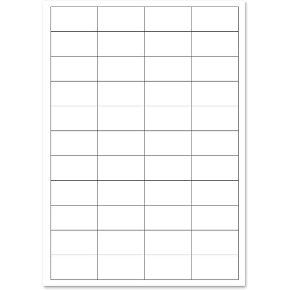FBA 44-Up Label Stickers - 100 Sheets, 4400 Labels