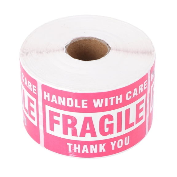 Supvox Warning Sign Raflacoat Material 1Pcs For Box Labeling Packages 19.7x3 In