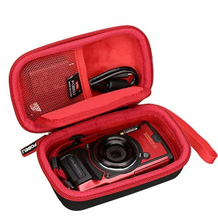Compact EVA Hard Carrying Case for OLYMPUS Tough TG-6 Camera 