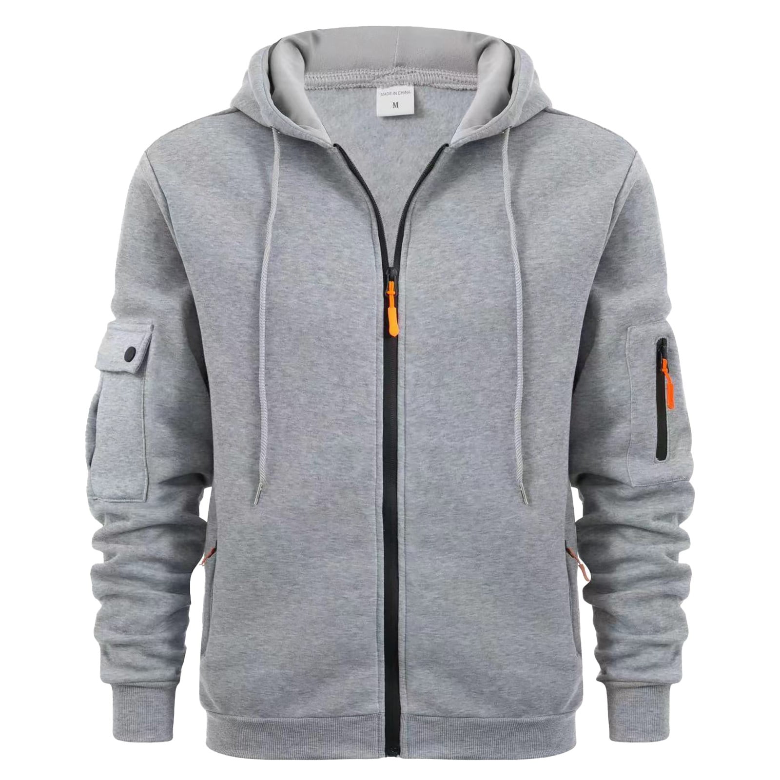 FBMDBB Hoodies for Men Winter Mens Slim Fit Lightweight Zip Up Hoodie