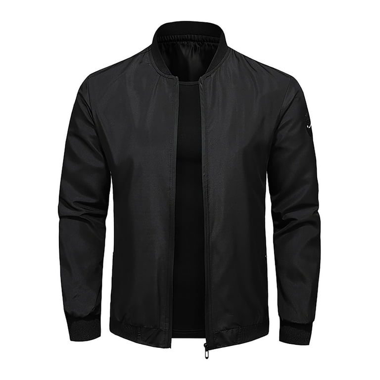 FBMDBB Jacket for Men Winter Men's Bomber Lightweight Jacket