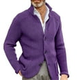 thumbnail image 1 of FBMDBB Men's Cardigan Sweater Cable Knit V Neck Button up Sweaters Ribbed Cardigan Sweater with Pockets Winter Clothing, 1 of 4