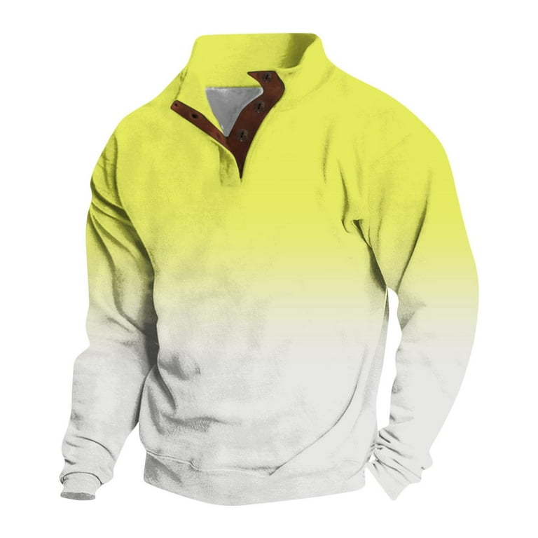 Fashion Printed High Collar Button Long Sleeve Sweatshirt Fashion Printed High Collar Button Long Sleeve Sweatshirt