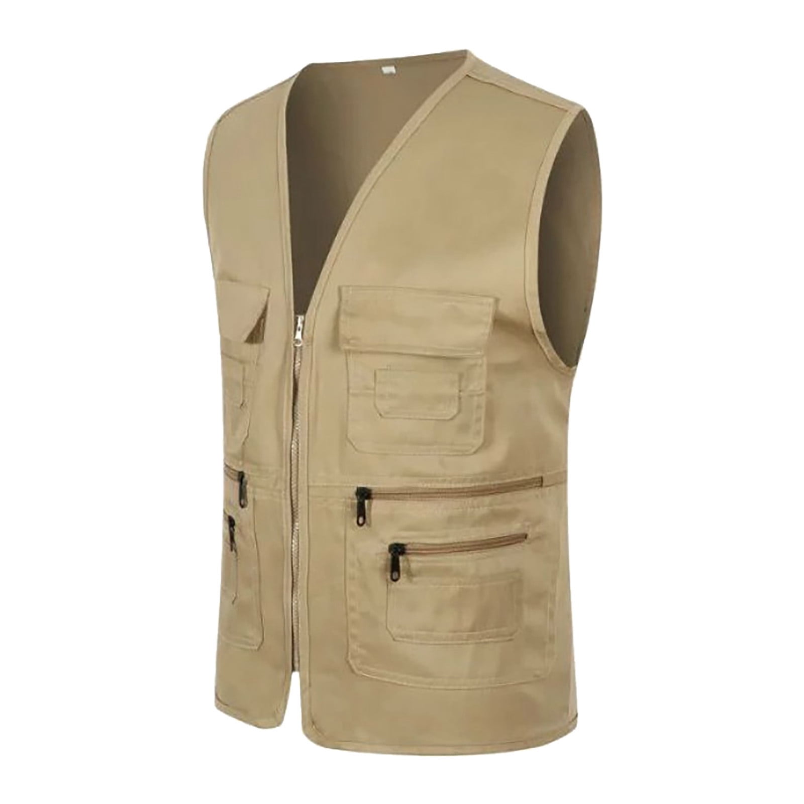 Buy Hixiaohe Men's Casual Lightweight Outdoor Vest Work Fish Photo 500x660 5 - View #9