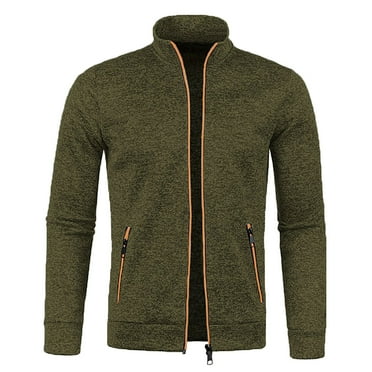 FBMDBB Mens Zip Up Waffle Jacket Long Sleeve Light Slim Fit Lightweight Jackets Collared Trendy Causal Varsity Bomber Jackets