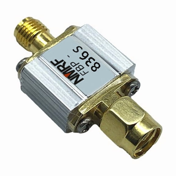 FBP-836S Dedicated SAW Bandpass Filter 824-849 MHz 1dB Bandwidth 25MHz SMA Interface for GSM Signal Test,1 x Bandpass Filter
