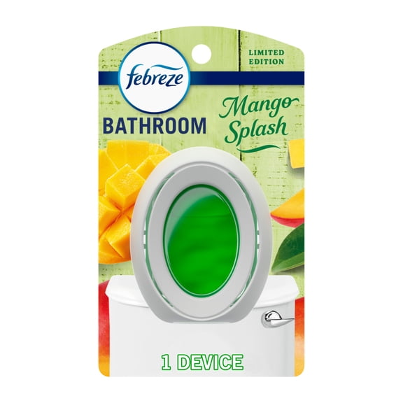 Febreze Bathroom Air Freshener, Odor-Fighting, Mango, 1ct