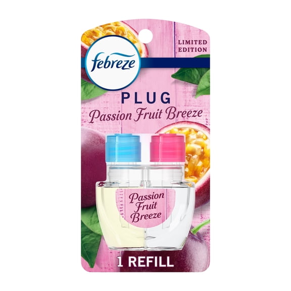 Febreze Plug In Air Freshener Scented Oil Refill Passion Fruit
