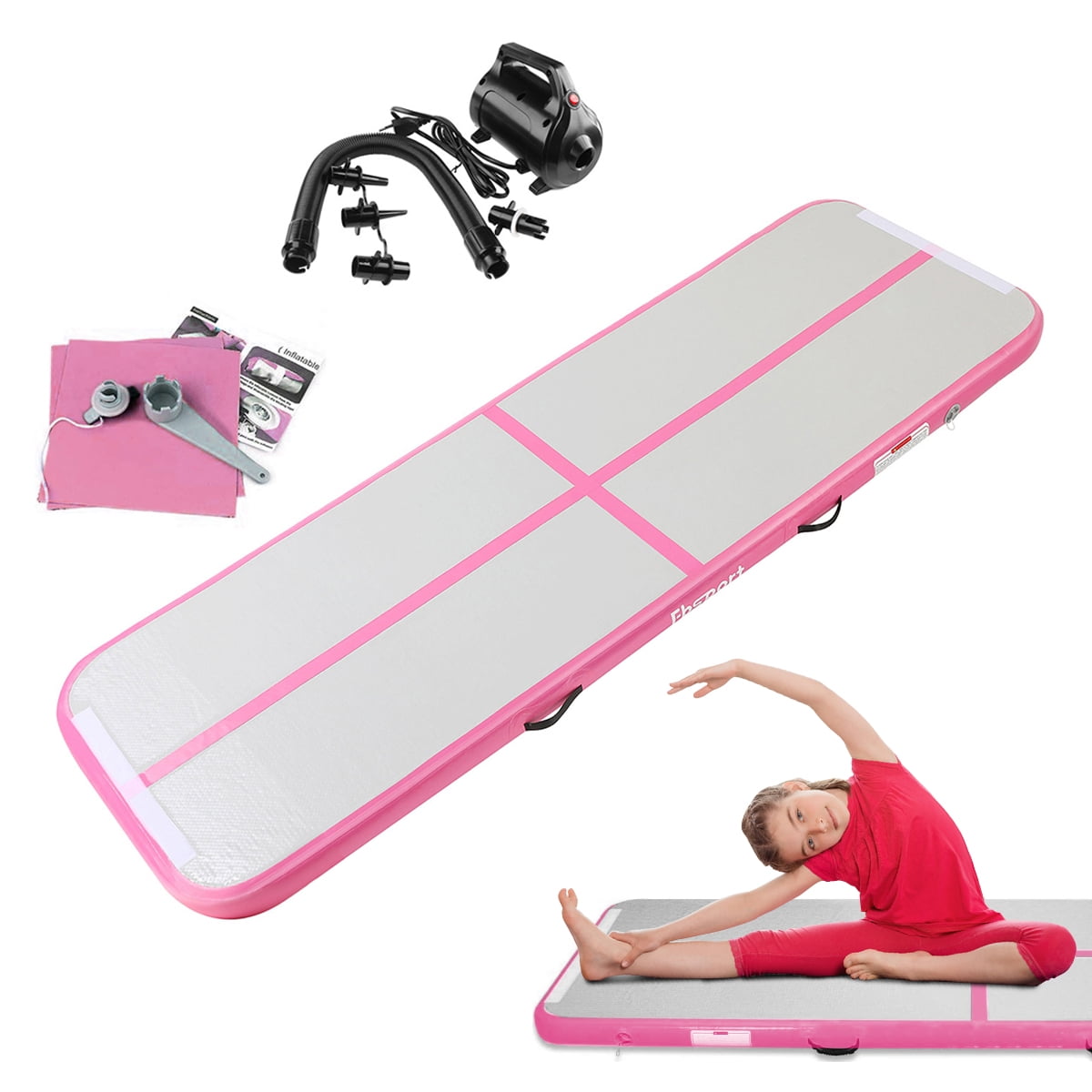Wholesale Fitness Equipment Long Trampoline Mat Gymnastic Inflatable Mat -  China Air Tumble Mat and Gymnastics Mat price
