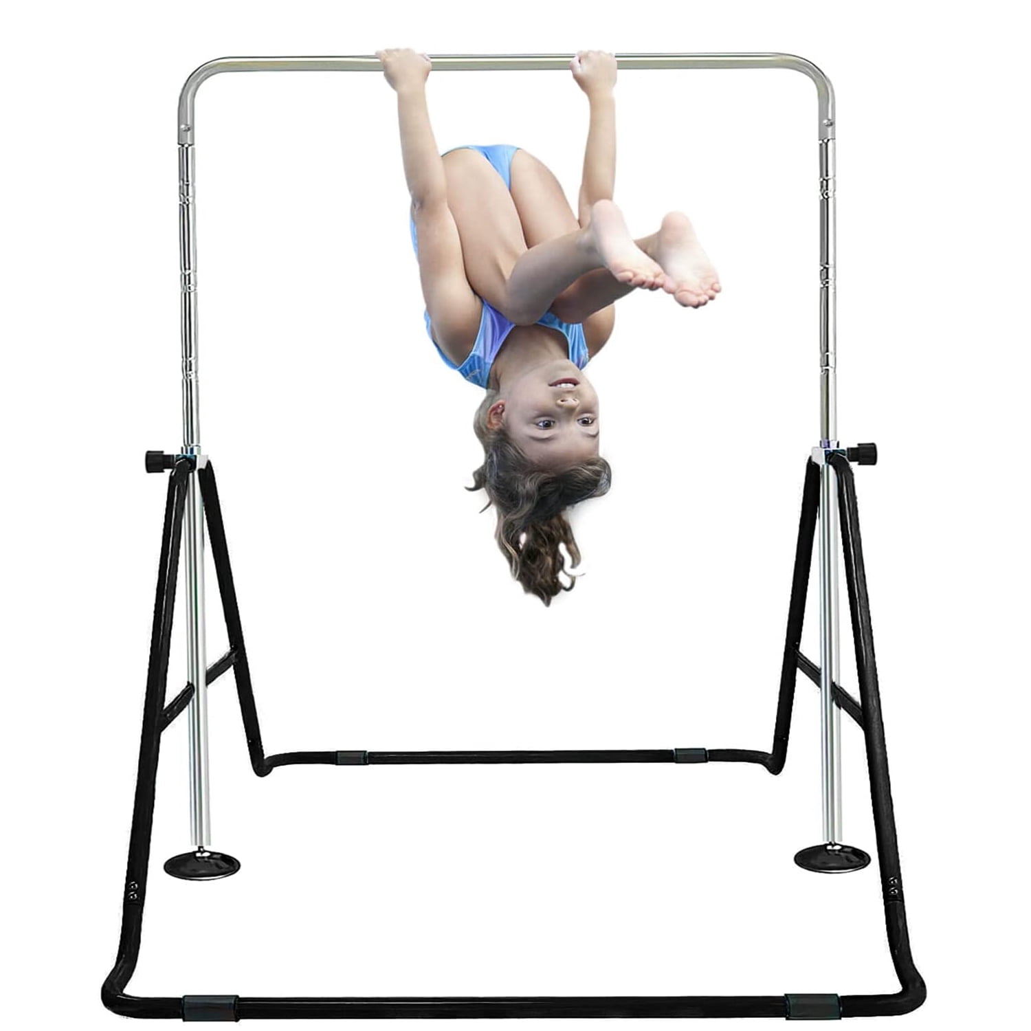 FBSPORT Expandable Gymnastics Bars,Adjustable Height Gymnastic Horizontal Bars,Junior Training