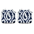 thumbnail image 1 of FBTS Prime 16x17 inch All-Weather Blue Paisley Outdoor Seat Pads, 2 Pack, 1 of 7