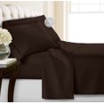 thumbnail image 1 of FBTS Prime Microfiber Deep Pocket 4 Piece Bed Sheets Set, King, Chocolate, 1 of 9