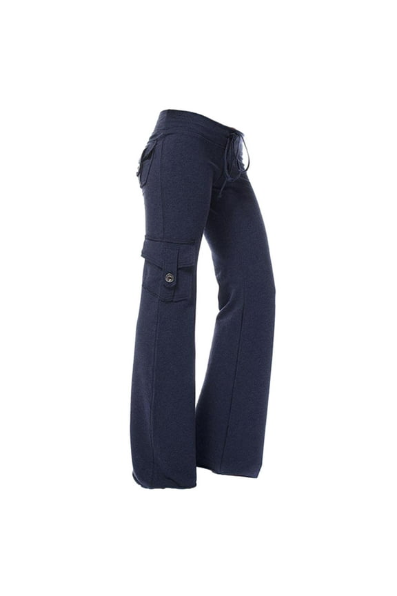 Women Pants Casual Work Business Casual for Women Work Pants Women Loose Summer Pants for Women Activewear Leggings Navy L