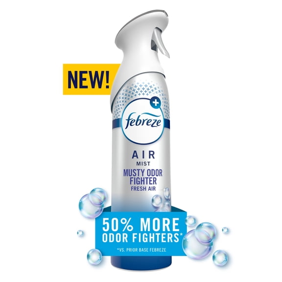 Febreze Air Mist Air Freshener Spray, Musty Odor Fighter, 8.1oz