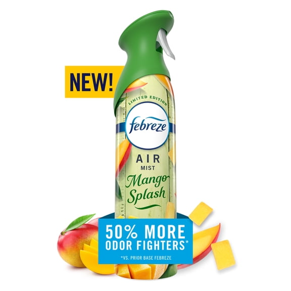 Febreze Air Mist Air Freshener Spray, Mango Splash Scent, 8.1oz