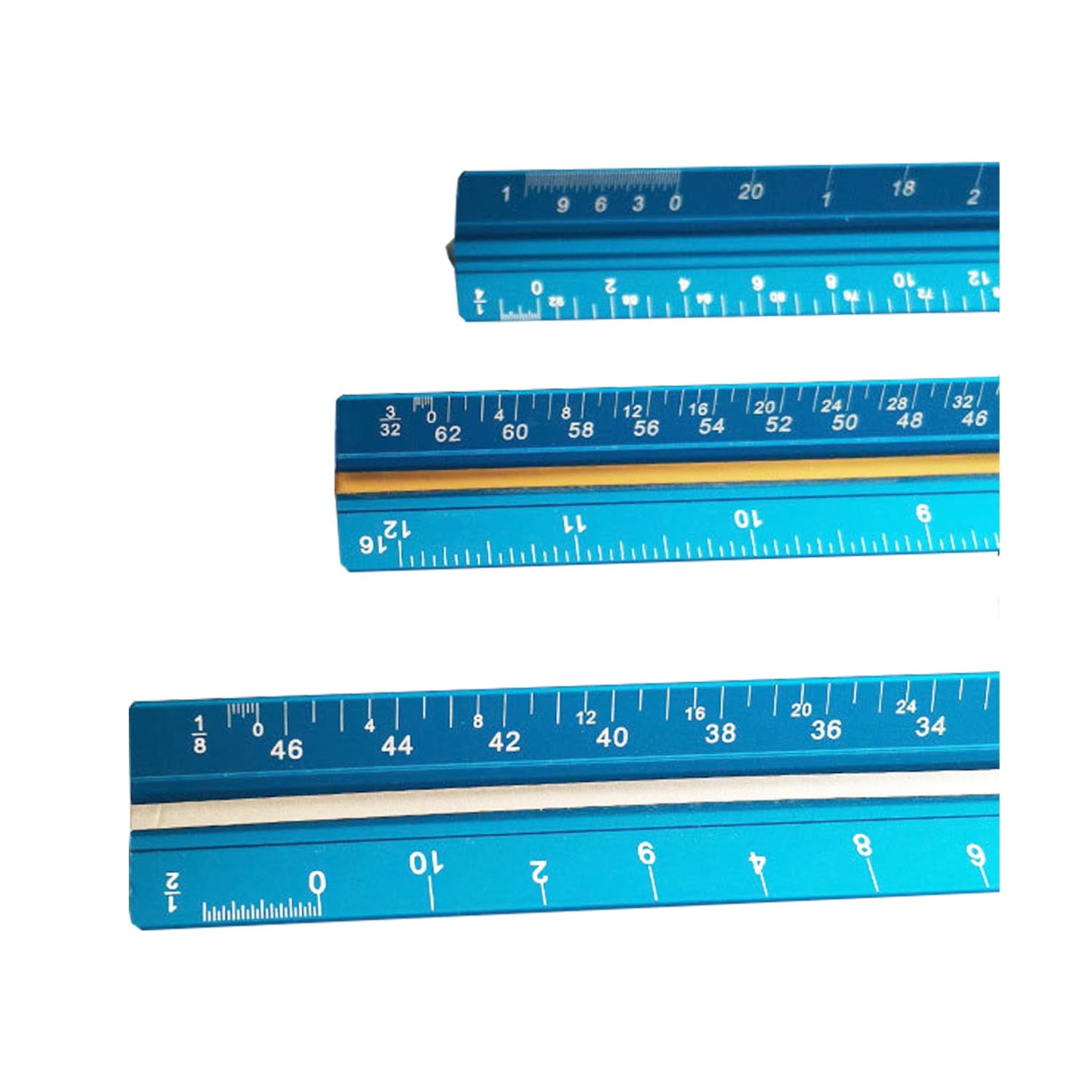 FC1 PCS Architectural Triangular Scale Ruler Metric Standard 325Mm for