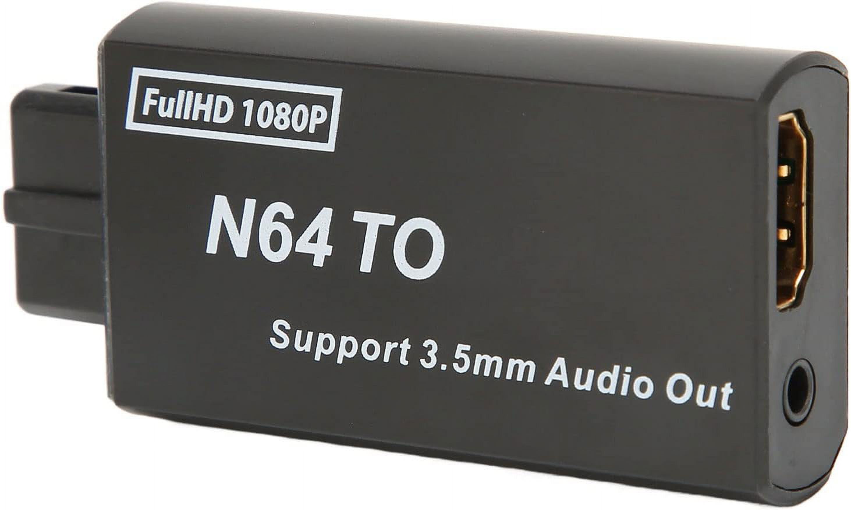 FC1080P N64 to HDMI Converter, Plug and Play Video Adapter for