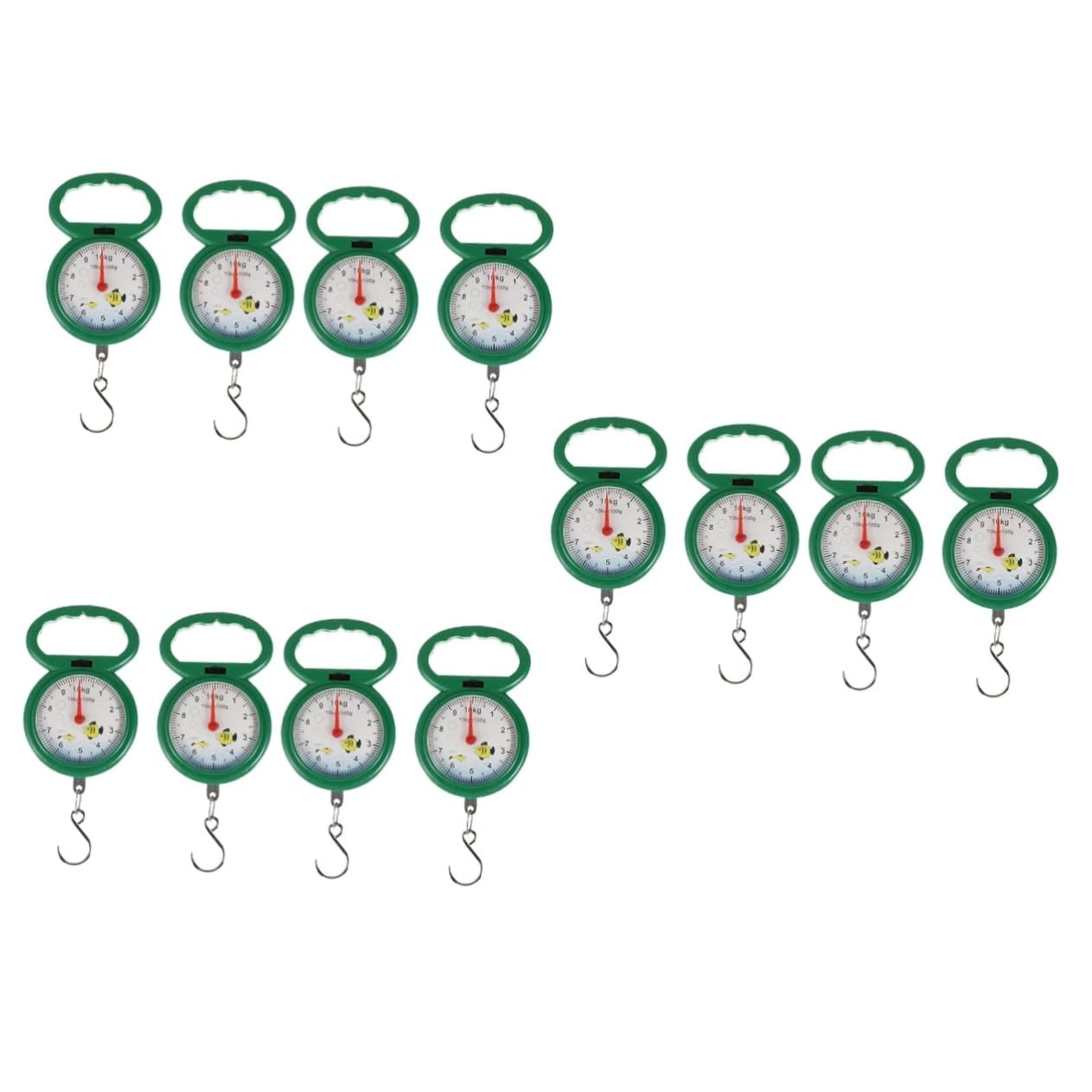 FC12 Pcs Portable Spring Scale Travel Luggage Scale Vegetable Scale