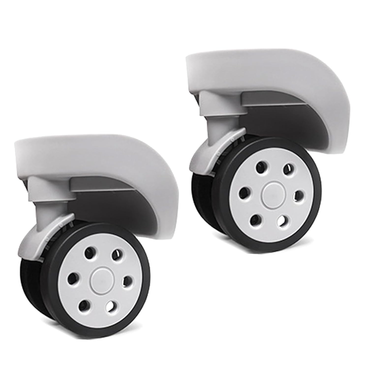 FC1Pair Luggage Wheels Suitcase Replacement Wheel Roller Hardware