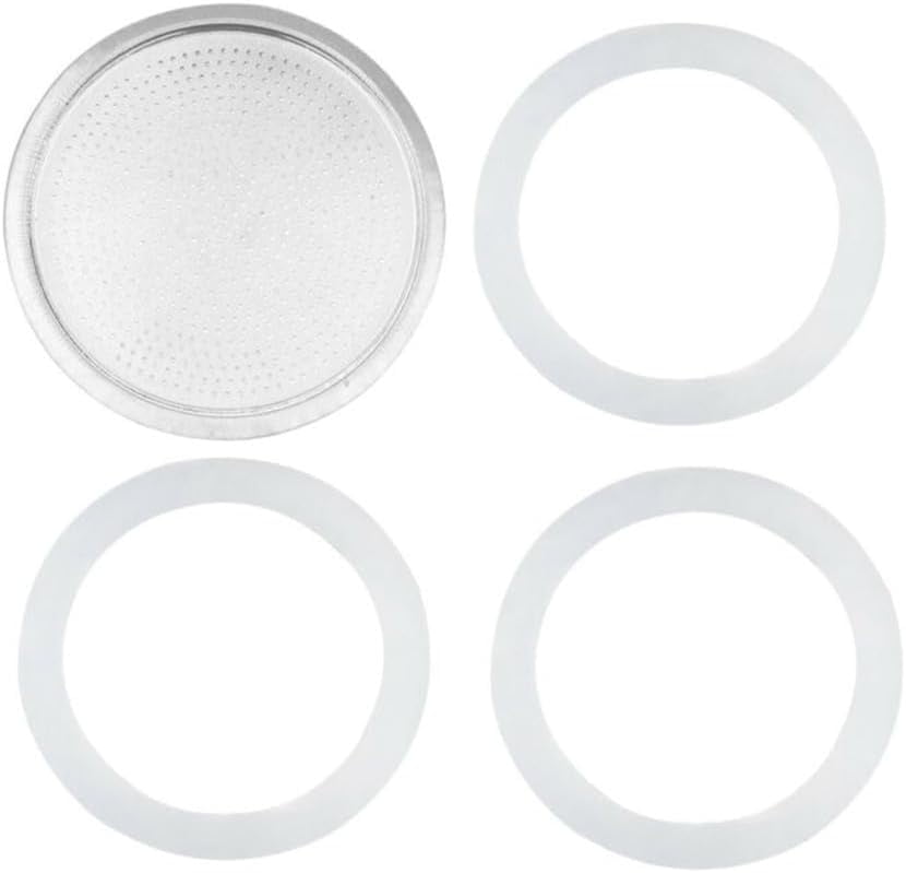FC2/3/6/9/12 Cup Replacement Gasket and Filter for Stovetop Espresso