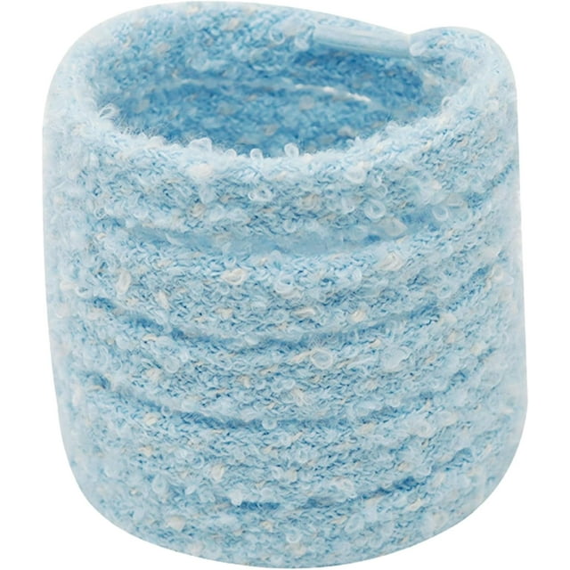 FC2 Pairs Flat Fuzzy Shoe Laces for Sneakers, 0.61'' Hairy Soft