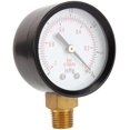 FC2 Vacuum Pressure Gauge Fr Air Compressor Water Oil Gas 1/4 NPT