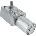 FC370 DC 12V 5rpm Worm Geared Motor, Reversible High Torque Reduction