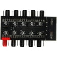 FC4Pin Chassis Fan Hub, 10 Port PC Case Fan Cable Control, PWM