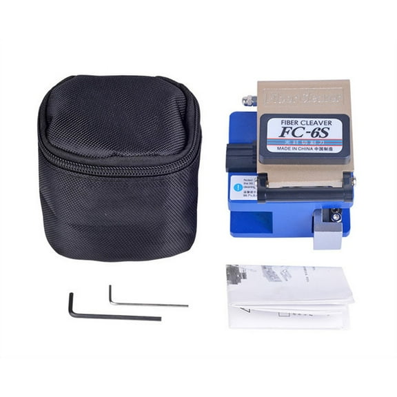 FC-6S Easy Splicer Fiber Optic Fusion Splicer Cleaver Automatic Focus Function FTTH ,Precise Cleaving