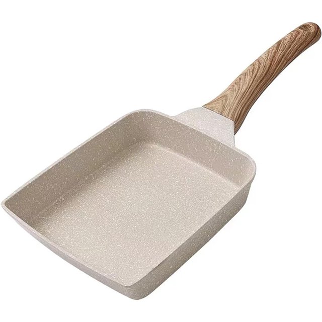 FC7" Japanese Tamagoyaki Pan, Rectangle Egg Roll Pan, Omelette Pan for