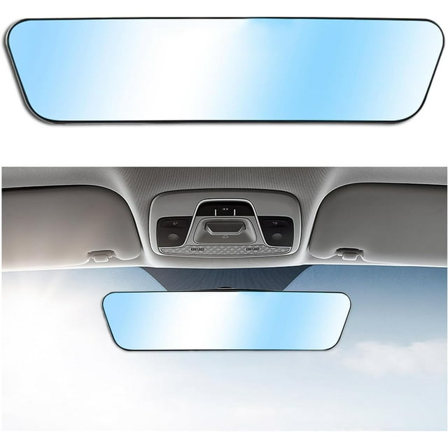 FCAntiGlare Wide Angle Panoramic Rear View Mirror, 11.2"(285mm) HD