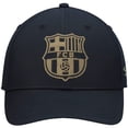thumbnail image 1 of FC BARCELONA Official Licensed Soccer Cap Hat - Navy with Gold Monochrome Logo, 1 of 4