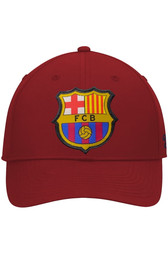 FC BARCELONA Official Licensed Soccer Cap Hat - Red with Color Logo